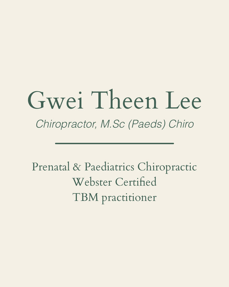 Gwei Theen Lee Chiropractic, Paediatric Chiropractor, TBM kinesiology